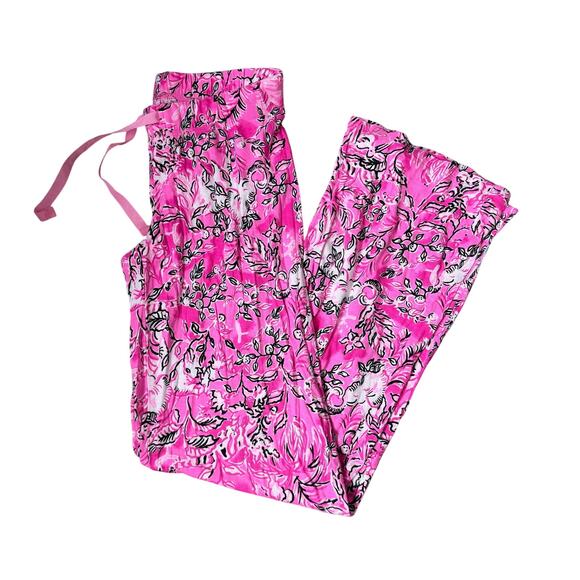 Lilly Pulitzer Other - Lilly Pulitzer Pink Breast Cancer Ribbon Pajama Pant